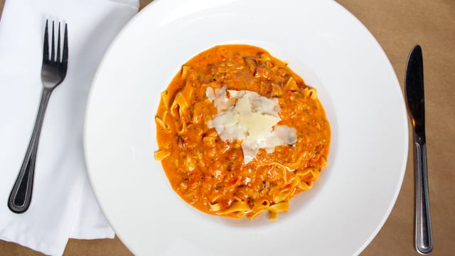 Tagliatelle alla Vodka.