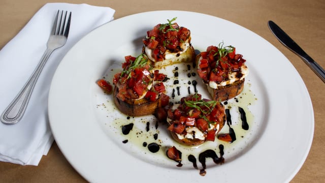Bruschetta Caprese.