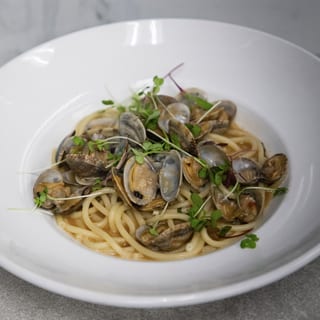 Vongole Marechiara Over Pasta